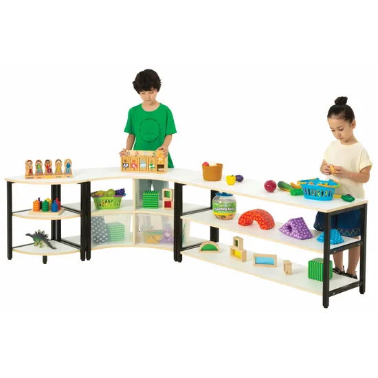 Norwegia Spaces - Double Shelf - Modern Teaching Aids NZ