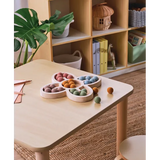 Norwegia Spaces - Square Table - Natural - 80x80x50cm - Modern Teaching Aids NZ
