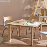 Norwegia Spaces - Square Table - Natural - 80x80x50cm - Modern Teaching Aids NZ
