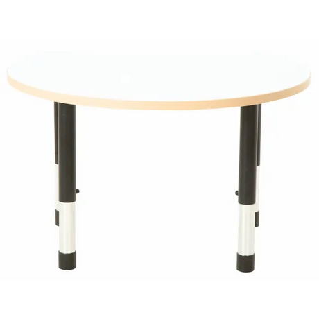 Norwegia Spaces Adjustable Height Cut Away Table - White - 39-61.5 (H) cm