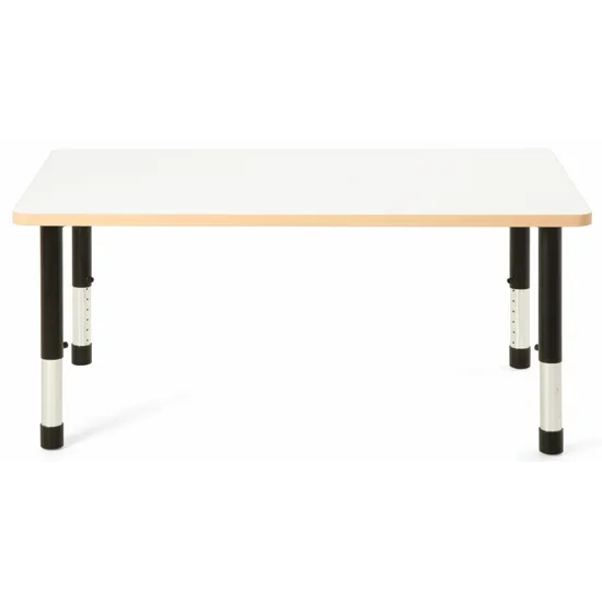 Norwegia Spaces Adjustable Height Rectangular Table - White - 120 (L) x 60 (W) x 39-61.5 (H) cm