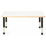 Norwegia Spaces Adjustable Height Rectangular Table - White - 120 (L) x 60 (W) x 39-61.5 (H) cm