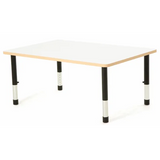 Norwegia Spaces Adjustable Height Rectangular Table - White - 120 (L) x 60 (W) x 39-61.5 (H) cm