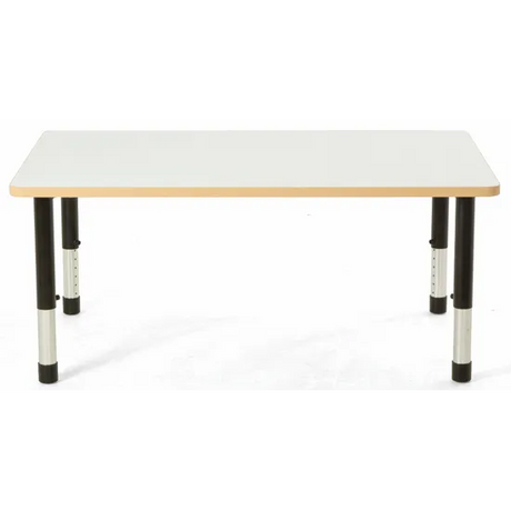 Norwegia Spaces Adjustable Height Rectangular Table - White - 120 (L) x 80 (W) x 39-61.5 (H) cm