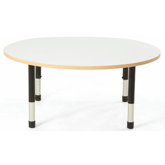 Norwegia Spaces Adjustable Height Round Table - White - 120 (dia.) x 39-61.5 (H) cm