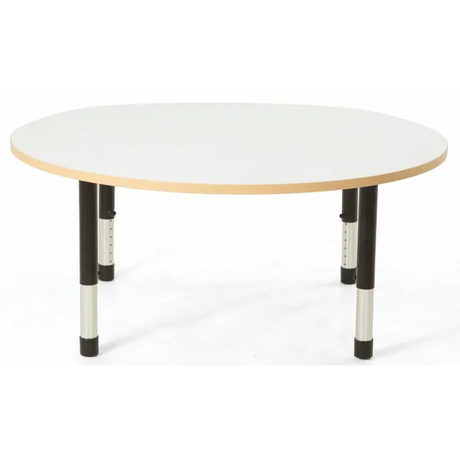 Norwegia Spaces Adjustable Height Round Table - White - 120 (dia.) x 39-61.5 (H) cm