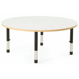 Norwegia Spaces Adjustable Height Round Table - White - 120 (dia.) x 39-61.5 (H) cm