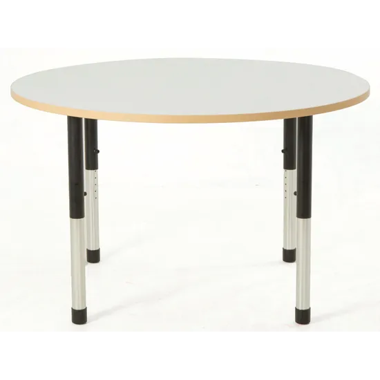 Norwegia Spaces Adjustable Height Round Table - White - 120 (dia.) x 57-79.5 (H) cm