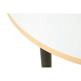 Norwegia Spaces Adjustable Height Round Table - White - 85 (dia.) x 39-61.5 (H) cm