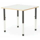 Norwegia Spaces Adjustable Height Square Table - White - 57-79.5 (H) cm - Modern Teaching Aids NZ
