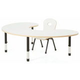 Norwegia Spaces Adjustable Height Group Table - White - 39-61.5 (H) cm