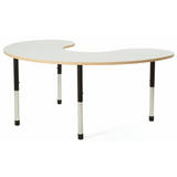 Norwegia Spaces Adjustable Height Group Table - White - 57-79.5 (H) cm - Modern Teaching Aids NZ