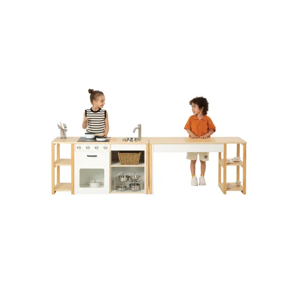 Norwegia Spaces Coastal Kitchen Island & Bench Set - Modern Teaching Aids NZ