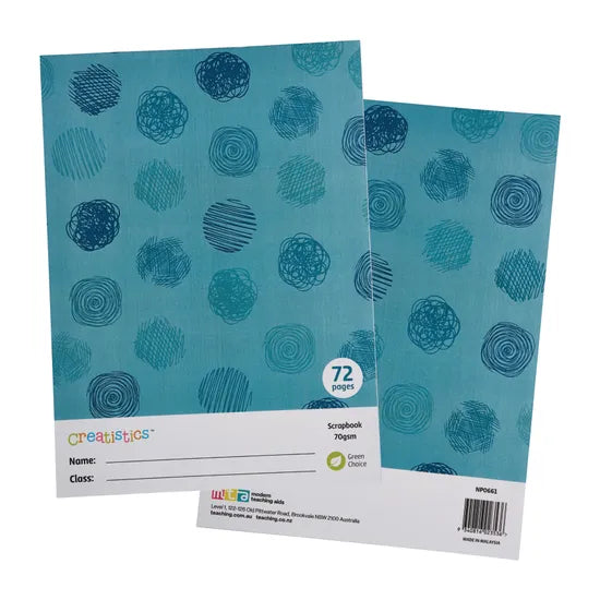 Scrapbook (240 x 330mm) 70gsm - 72 Page - Modern Teaching Aids NZ