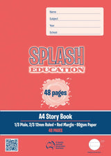 Splash Story Book A4 1/3 Plain 2/3 12 mm 48p