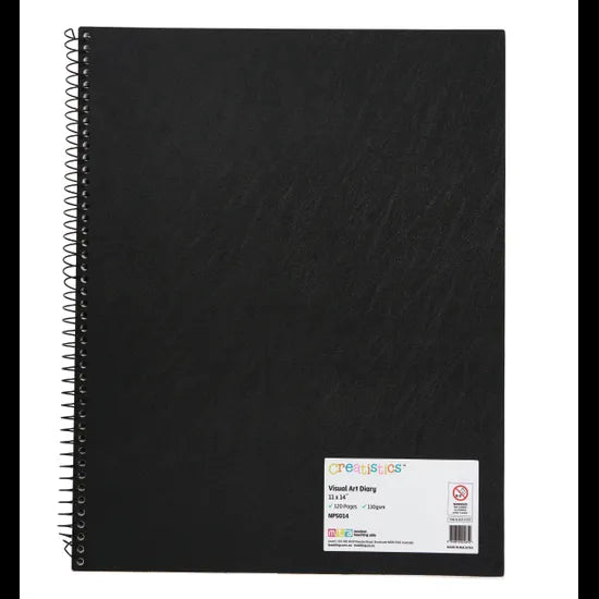 Creatistics Visual Art Diary (280 x 356mm) 110gsm - 120 Page - Modern Teaching Aids NZ