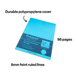 Protext Exercise Book A4 8 mm 96p - Modern Teaching Aids NZ