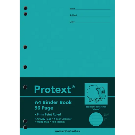 Protext Binder Book A4 8mm 96p - Modern Teaching Aids NZ