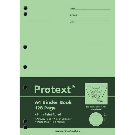 Protext Binder Book A4 8mm 128p - Modern Teaching Aids NZ