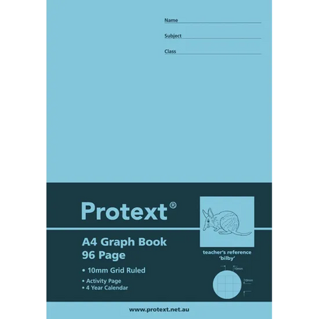 Protext Graph Book A4 10mm 96p - Modern Teaching Aids NZ