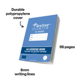 Writer Exercise Book A4 8mm 96p - Modern Teaching Aids NZ