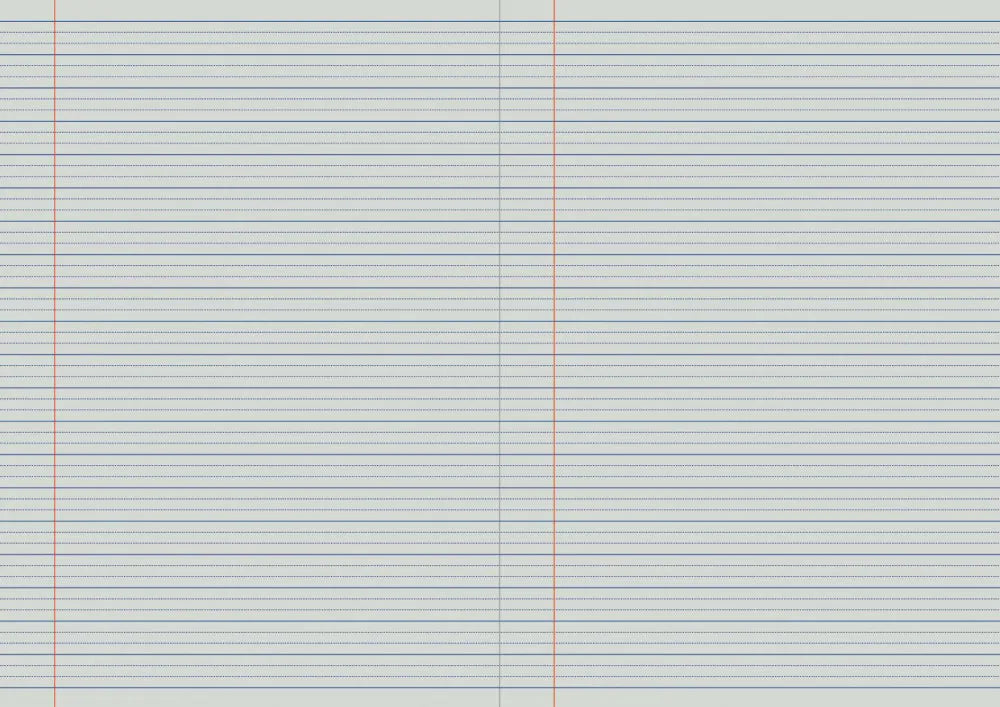 Writer Premium Dotted Thirds A4 14mm 48p