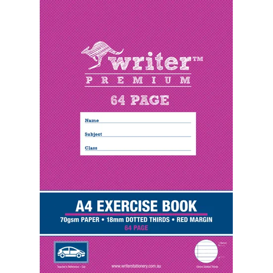 Writer Dotted Thirds A4 18mm 64p - Modern Teaching Aids NZ