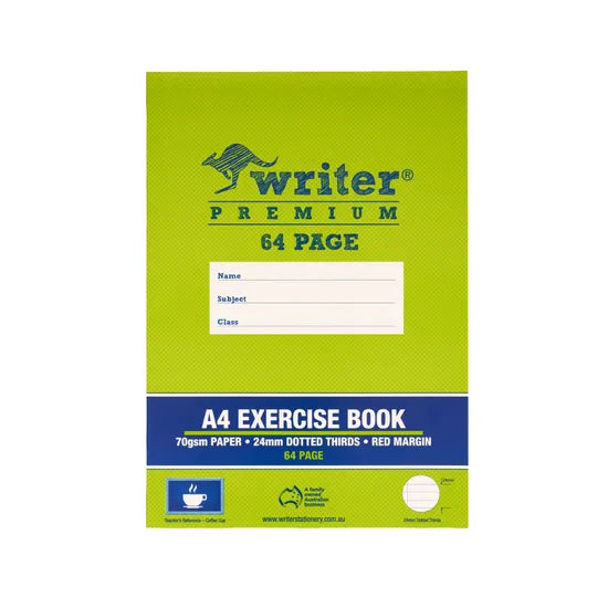 Writer Dotted Thirds A4 24 mm 64p - Modern Teaching Aids NZ