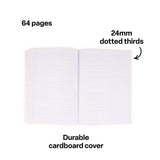 Writer Dotted Thirds Scrapbook 24mm 64p - Modern Teaching Aids NZ
