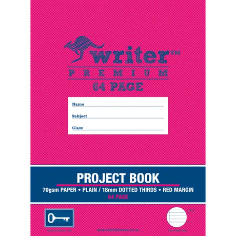 Writer Premium Dotted Thirds Project 330x240 mm 18 mm 64p - Modern Teaching Aids NZ