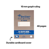 Writer Premium Graph Exercise Book A4 10 mm 48p
