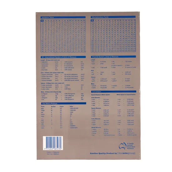 Writer Premium Graph Exercise Book A4 10 mm 48p