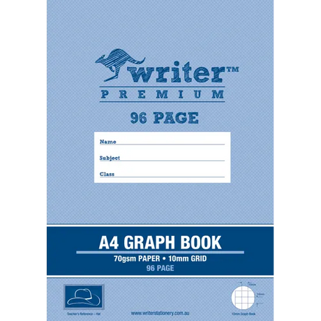 Writer Graph Book A4 10mm 96p - Modern Teaching Aids NZ