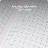 Writer Premium Graph Exercise Book A4 10 mm 96p