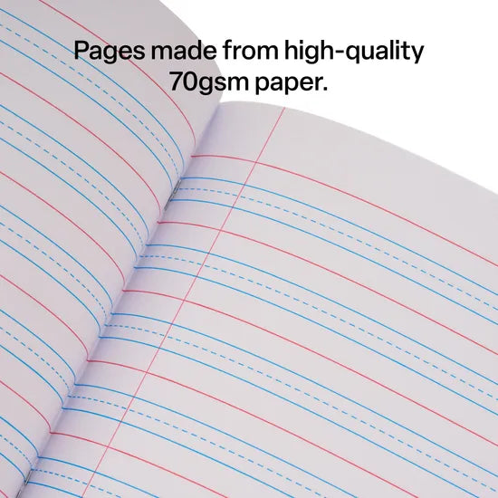 Writer Exercise Book A4 QLD Year 1 48p - Modern Teaching Aids NZ