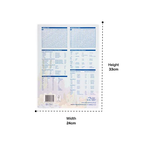 Wonder Writer Mega 330 x 240mm MP Book 8mm 64p - Modern Teaching Aids NZ