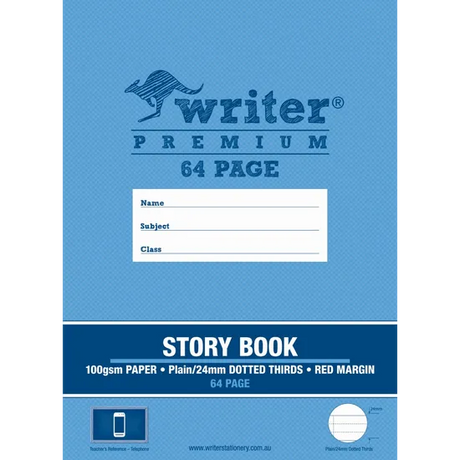 Writer Story Book 64pg 24mm Dotted Thirds - Modern Teaching Aids NZ