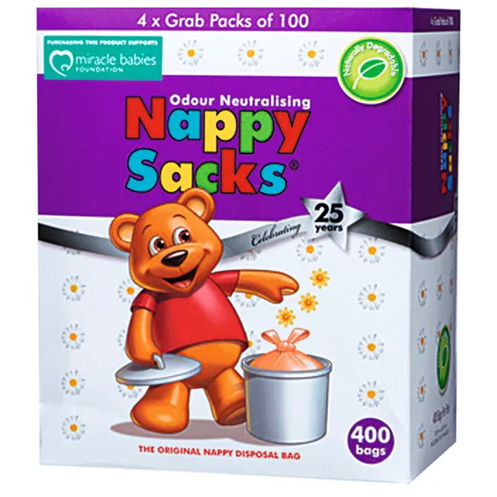Nappy Sacks Pack of 400 - Modern Teaching Aids NZ