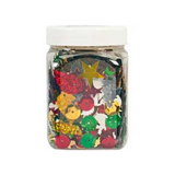 Christmas Sequins Mix in a Jar 55g - Modern Teaching Aids NZ