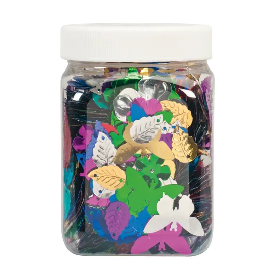 Nature Sequins Mix in a Jar 55g - Modern Teaching Aids NZ
