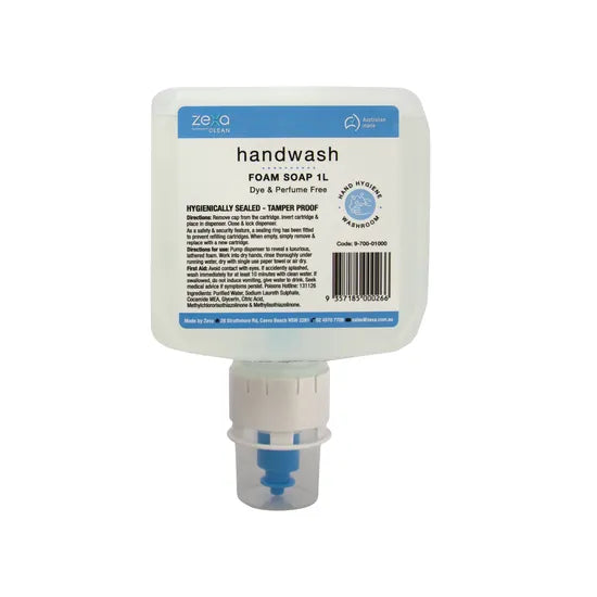 Zexa Foam Hand Wash 1L - Pack 6 - Modern Teaching Aids NZ