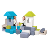 My Foam Building Set - Cool Tones - Modern Teaching Aids NZ