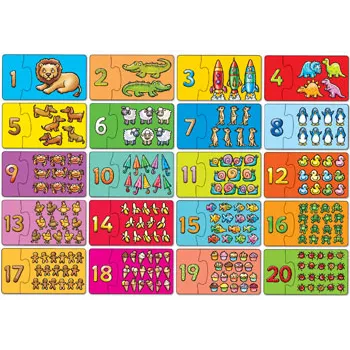 Orchard Toys - Match and Count Puzzle 20pc - Modern Teaching Aids NZ