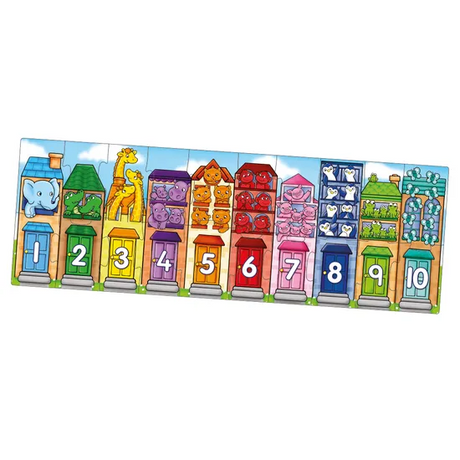 Orchard Toys - Number Street Puzzle 20pc - Modern Teaching Aids NZ