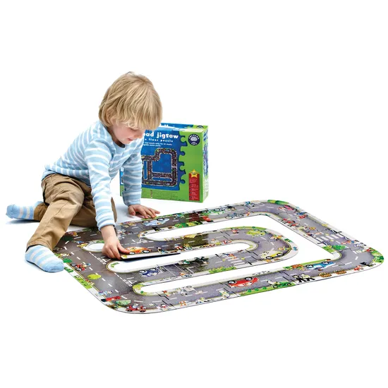 Orchard Toys - Giant Road Floor Jigsaw 20pc - Modern Teaching Aids NZ