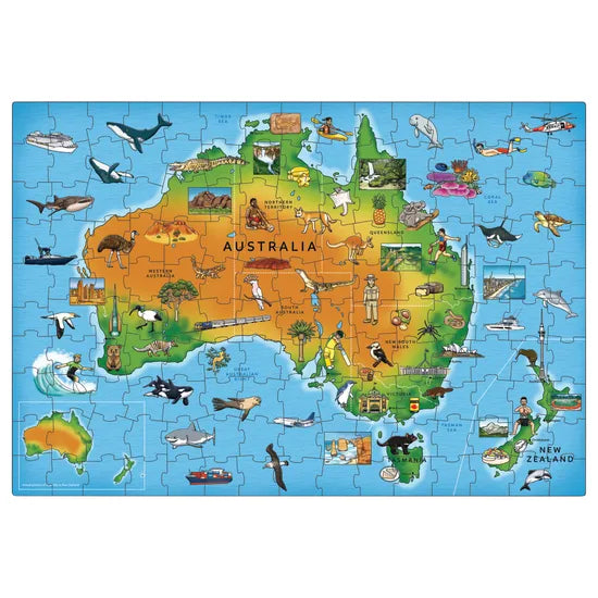 Orchard Toys - Map of Australia & New Zealand Jigsaw