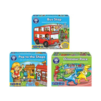 Orchard Toys - My First Educational Board Games Pack - Modern Teaching Aids NZ