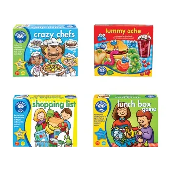 Orchard Toys - Food Educational Games Set - Modern Teaching Aids NZ