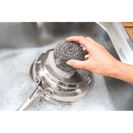 Stainless Steel Cleaning Scourer 50gm - Modern Teaching Aids NZ