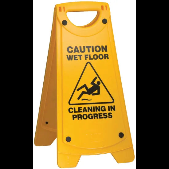 Caution Wet Floor Sign Yellow - Modern Teaching Aids NZ